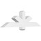 Ekena Millwork Kennewick Architectural Grade PVC Gable Bracket, 48"W x 14"H x 4"D x 4"F, 7/12 Pitch GBP048X14X0404KEN00 - alternate 1